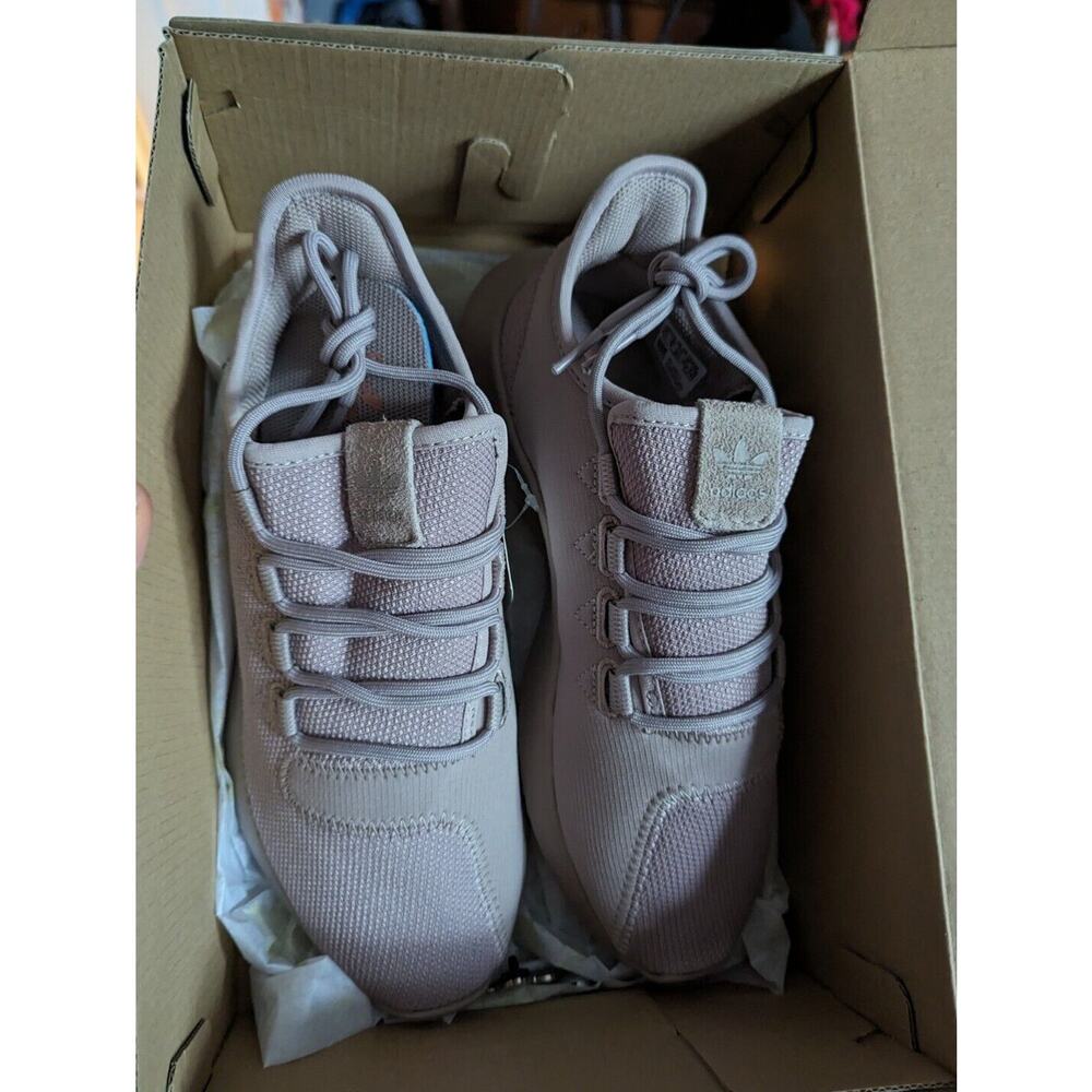 adidas Tubular Shadow J Big Kids 6.5 Running Shoes Tan Sneakers Mocha New - Picture 8 of 16